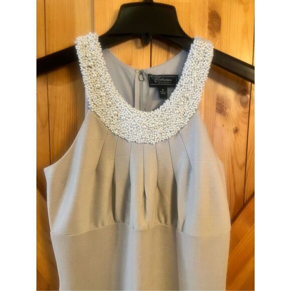 Dress Barn Collection Dress Beaded Neckline Size 6 Nwt (4158) - Picture 2 of 3